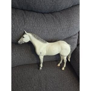 Breyer horse Joe Baily white gray AQHA stallion QH Ideal Series Chipped Ear